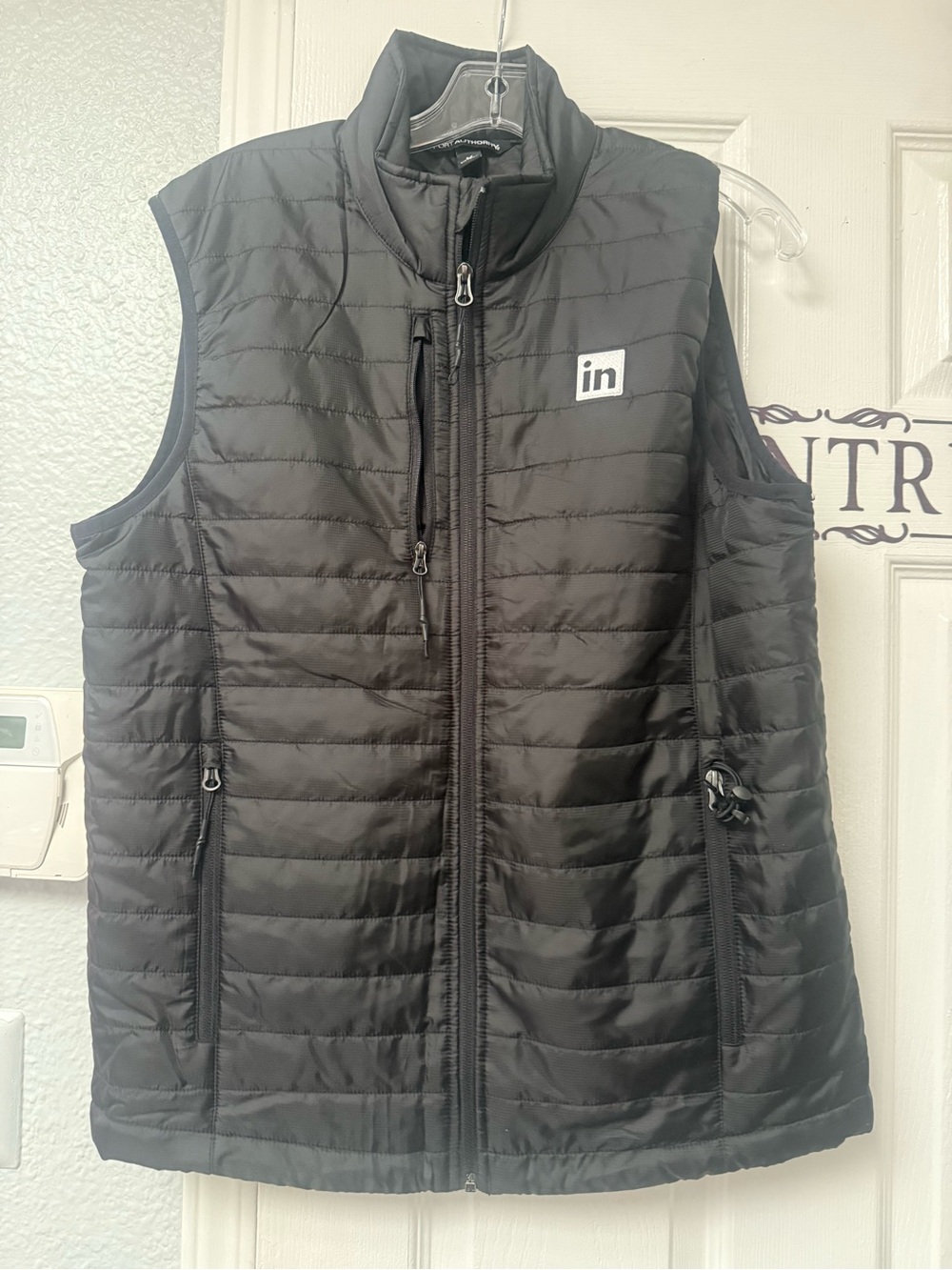 Port Authority Black Quilted Men's Vest